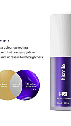 In Bucket Store 100% Original Teeth whitening Purple Serum
HiSmile "v34 Serum"