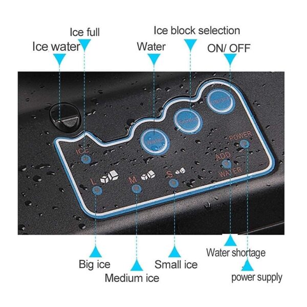 Ice Cube Maker Ice Maker With LED Display - Image 4