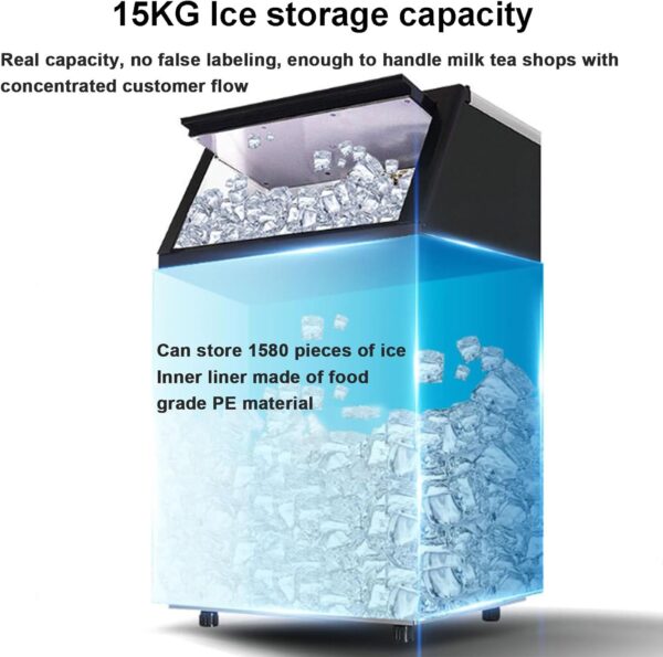 Commercial Ice Maker, 40 Cubes in 10-20 Minutes - Image 5