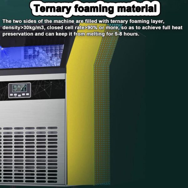 Commercial Ice Maker, 40 Cubes in 10-20 Minutes - Image 3