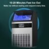 Commercial Ice Maker, 40 Cubes in 10-20 Minutes