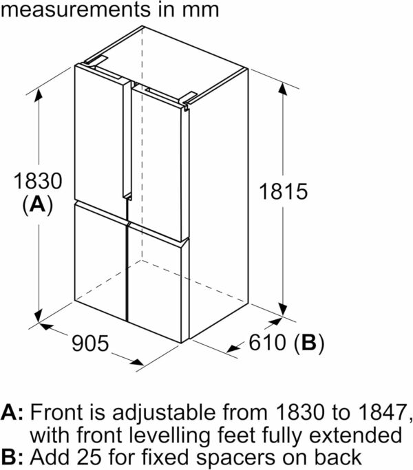 French Door Fridge - Image 4